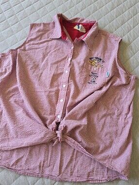 Vintage Main Street by Disney Women's Top Size 26W/28W Tigger Soccer